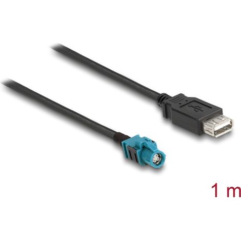 Delock Cable HSD Z hembra a USB 2.0 Tipo-A hembra 1 m