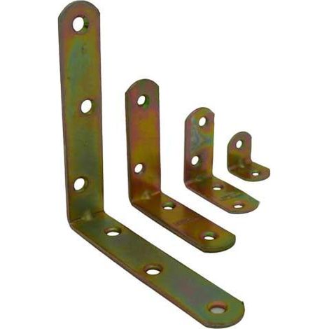 Caja (100) Escuadra de refuerzo  bicromatada - 50x50x19mm
