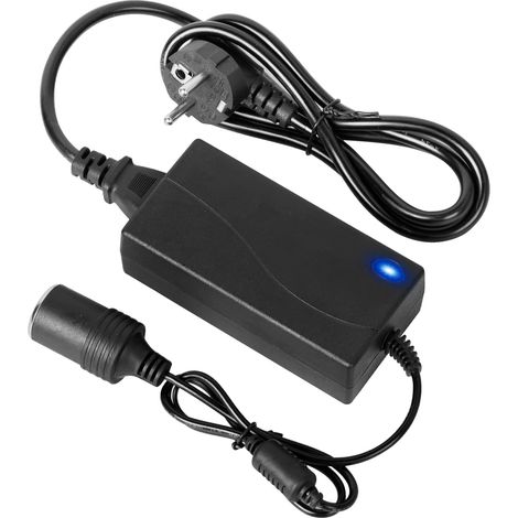 Adattatore per frigorifero elettrico, convertitore da 220 V a 12 V, adattatore per accendisigari da 60 W 5 A, adattatore per accendisigari da 220 V a 12 V, per gonfiatore per pneumatici, aspirapolvere