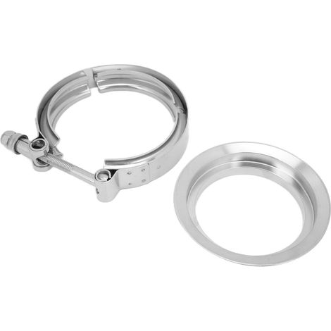 Bride de fixation V-Band 3 pouces en acier inoxydable, kit de remplacement pour turbos Borg Warner S200 S300 S257 S366, collier de serrage robuste (1/5)