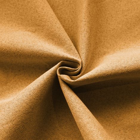 Tissu occultant double face Jaune Ocre 140 cm (1/2)