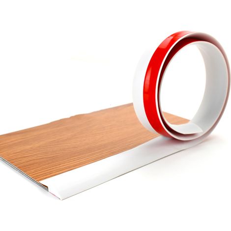 Bande, de bordure de moquette autocollante, bande de bordure de transition, 35×5MM-blanc 1 mètre de long (1/4)