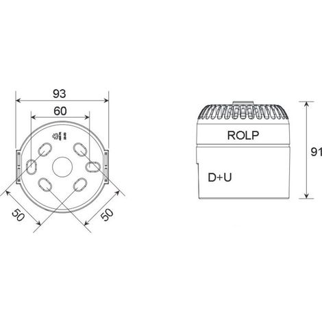Eaton ROLP/C/B/T/L/Cls B/24+48V Fire alarm sound device
