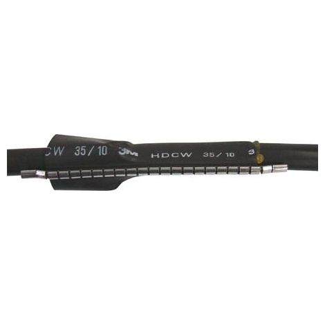 3M Tubo HDCW 80 Manicotto Termoretraibile Nero 50 cm