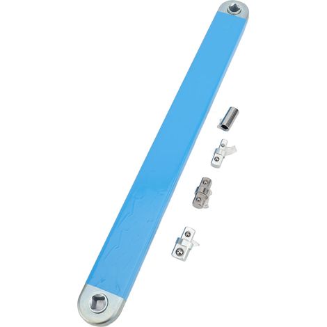 Clé multifonction avec entraînement carré 1/4 3/8 1/2 et adaptateur en pouces, outil d'extension polyvalent (1/2)