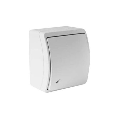 Interruptor de escalera de pared hermético Koala, blanco (1/5)