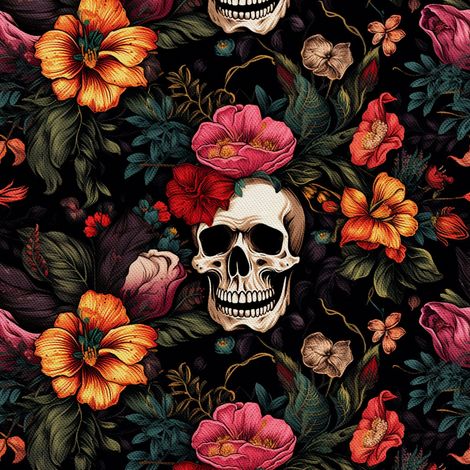 Tela decorativa para exteriores Oxford - Motivo de calavera I DX4339 (1/5)