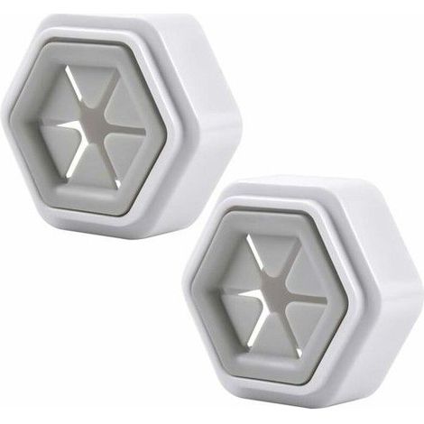 Crochet adhésif pour serviette - Lot de 10 pièces - Forme hexagonale - Auto-adhésif sans perçage - Installation facile (1/5)