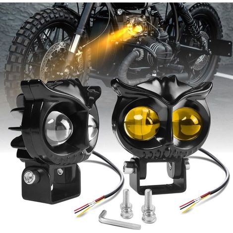Projecteurs LED supplémentaires – 2x60W Bifonctionnels, Lumières de conduite Ambre/Blanc, Étanches IP67, Pour 4x4, SUV, ATV, UTV (1/4)