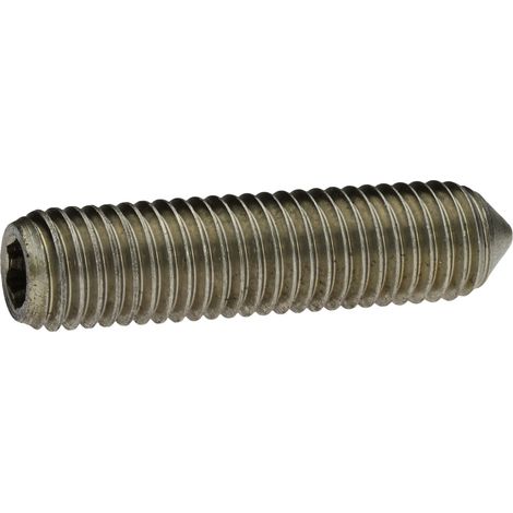 Reidl DIN 914 Gewindestifte M12x70, mit Innensechskant/Spitze, A2 blank