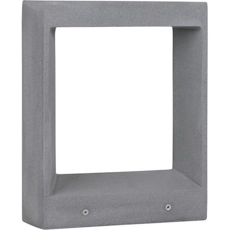 Merano Bay Piédestal Extérieur Gris Clair Ciment Verre LED 8W 380Lm 3000K IP65