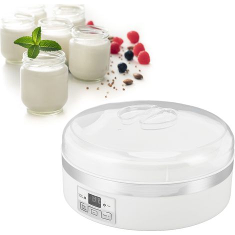 Yogurt Maker - Yaourt Automatique Multifonction avec 7 Pots 304 Stainless Steel Capacité Grand Constant Température Fermenteur Natto Vin de Rice EU Plug 220V (1/4)
