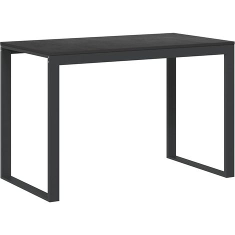 Bureau d'ordinateur Noir 110x60x73 cm (1/5)