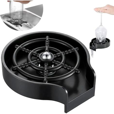 Lave-gobelet automatique, robinet en verre, barre de lavage, pichet à café, outil de lavage de tasse, évier de cuisine, (1/5)