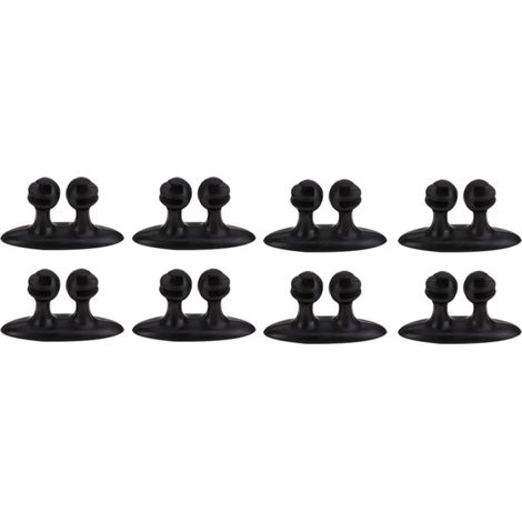 Câble de données pour chargeur de voiture avec système de navigation et clip de fixation, carte multifonction à 8 clips, noir (1/5)