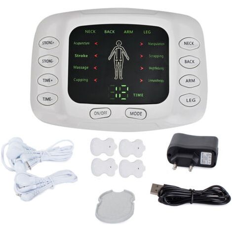 Électrostimulateur pour le dos et les épaules - Entraînement et massage - Électrostimulateur musculaire EMS TENS puissant-AquaForge (1/5)