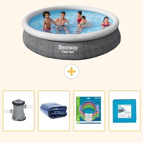 Bestway Bestway Fast Set Ronde - 366x76 cm - 5-pièces S229 (1/5)