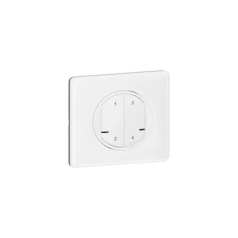 Legrand 067755 Commande sans fil 4 scénarios Legrand - Celiane with Netatmo - Blanc (1/2)