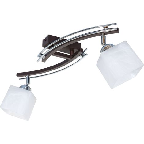 LÁMPARA DE TECHO COLGANTE CHANDELIER PLAFON LED 2x60W (1/5)