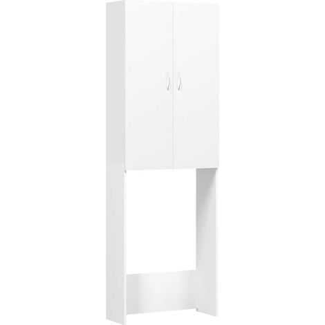 Armario de lavadora blanco 64x25,5x190 cm vidaXL (1/6)