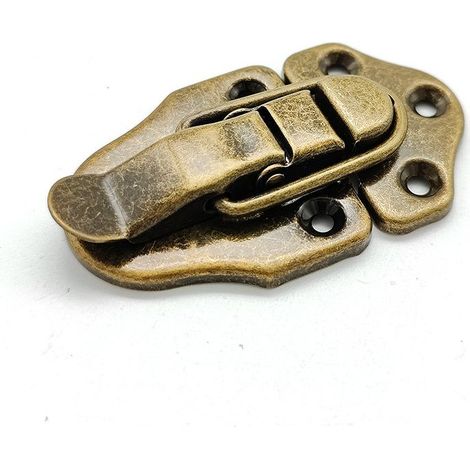 8 Fermoir à bascule loquets Verrou à bascule Fermeture a Levier Fermeture pour coffret à bijoux Coffrets Cadeaux Coffre à Outils valise et Coffre -Bronze (1/4)