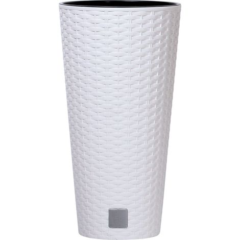 RATO DRTUS300 Hoher Blumentopf mit Einsatz Weiß