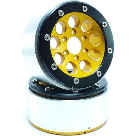Beadlock Wheels PT-Gun Gold/Black 1.9