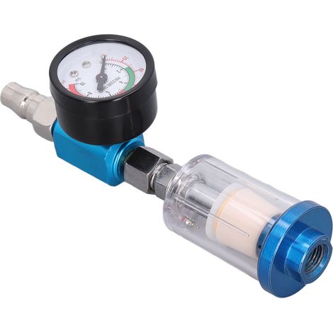 Régulateur d'air pour pistolet à peinture, accessoire pneumatique en fer, plastique et laiton, 1/4 po (1/5)