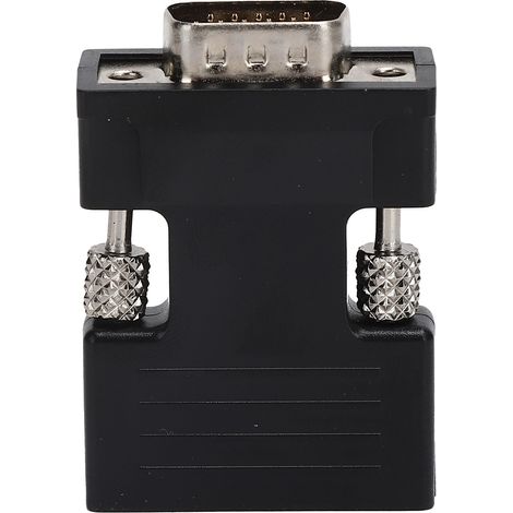 Câble Convertisseur HDMI VGA avec Sortie Audio - Adaptateur Noir (1/5)