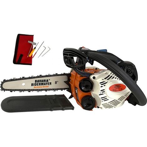 Motosega a Scoppio 25cc 2 Tempi con Barra Carving 20cm da Potatura Giardinaggio (1/5)