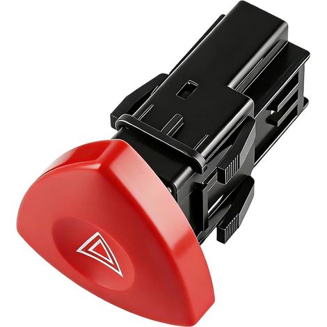 Bouton Warning Interrupteur Feux Détresse Rouge 4 Broches 8200442724 Compatible 2, Compatible , Compatible Mk2, Compatible (1/5)