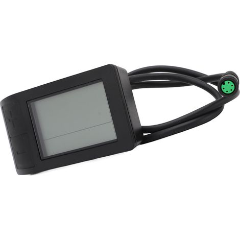 Compteur LCD étanche pour vélo à assistance électrique, compatible contrôleur Bafang 24V‑48V avec connecteur 5 broches (1/5)