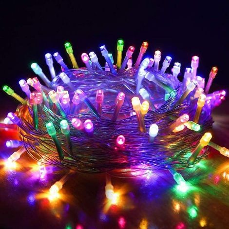 Guirlande Lumineuse Carnaval Mariage Extérieur Jardin Intérieur éclairage - multicolore 30M 300 LED (1/5)
