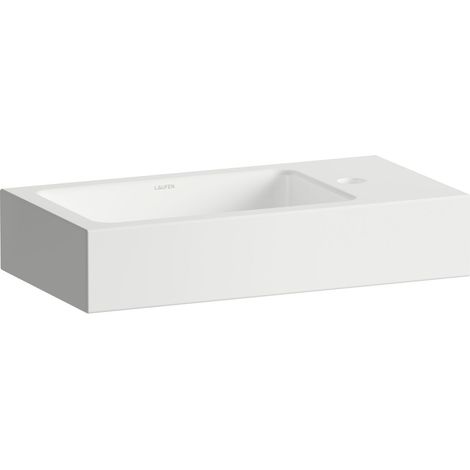 LAUFEN XPLORE.S Lavabos, rectangular, bandeja derecha, 1 agujero (1/2)