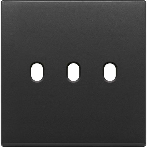 VIMAR - 22675.3.03 Plaque d'immatriculation vintage 3Mx3 BS, gris anthracite