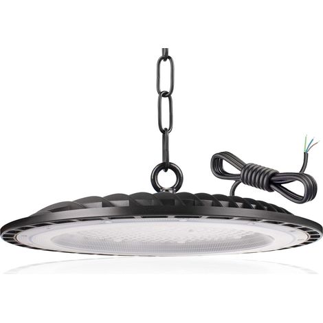 200W UFO Projecteur LED Industriel, 20000LM High Bay Eclairage UFO Lampe Atelier 6500K, IP65 Étanche Éclairage de Plafond LED pour Sous-sol Usine Entrepôt Atelier Garage (1/5)
