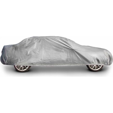 Werka Pro – Housse de protection doublée pour voiture berline – Matière extérieure PEVA 100% étanche – Élastiques de maintien – Résistance -15°C à +50°C