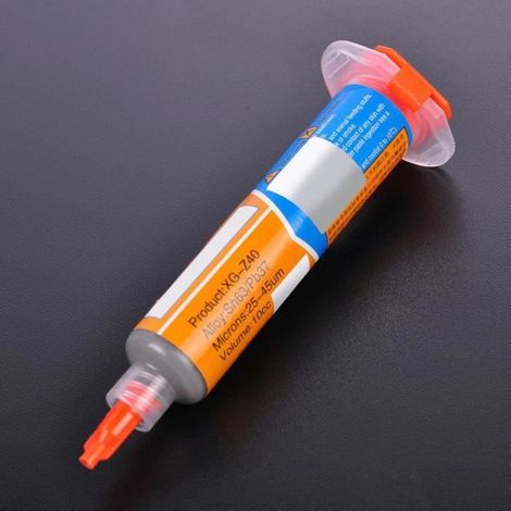 Pâte à souder XG-Z40 10CC pour seringue, pâte à souder, flux Sn63 / Pb37 Nouveau (1/4)