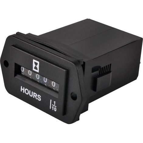 Compteur Horaire Mécanique DC 6-80V pour les équipements Alimentés en Courant Continu tels que les Voiturettes de Golf,les VTT et tout autre équipement Alimenté par Batterie (1/5)