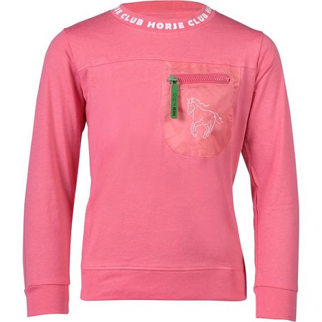 8/9 anni, blu scuro: Maglia a manica lunga per bambini con taschina e zip linea Maui