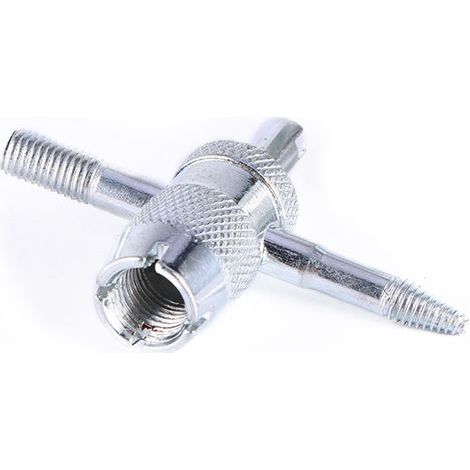 Jeu de 4 démonte-pneus pour valves de pneus de voiture, camion et vélo. Outil pour retirer et insérer les obus de valve.