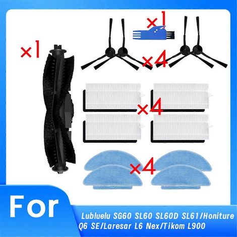 14 pièces de rechange pour robots aspirateurs SG60, SL60, SL60D, SL61, Q6, SE et L900 (1/5)