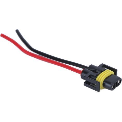 H11 H8 Headlight Connector Bulb Socket Wire Harness Connectors for Headlight Fog Light 12V 24V (1/4)