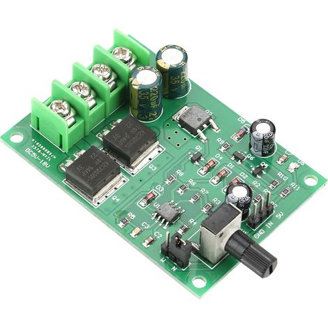 DC5-18V Hochleistungs-PWM-Gleichstrommotor-Drehzahlregler-Motortreiberplatine (1/5)