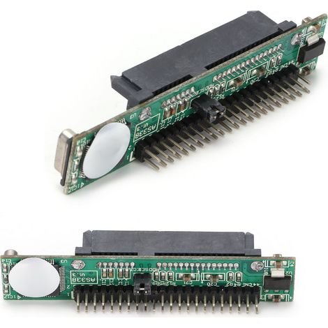 Adaptateur SATA vers IDE - 44 Broches - Compatible ATA 66/100/133 - Débit Jusqu'à 150 Mo/s - Support Hot Swap - Sans Alimentation Externe - 1 Pièce (1/5)
