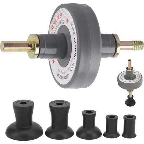 Accessoire pour Outil de Rodage de Soupape, Kit de Rodage de Soupape Universel 1000-1250Tr/min Outil Meulage de Soupape Outil de Fixation de Rodage de Soupape avec 5 Adaptateurs à Ventouse