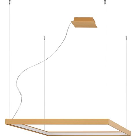 Pendellampe Hängeleuchte Esstischleuchte LED Designleuchte Wohnzimmerlampe gold (1/5)