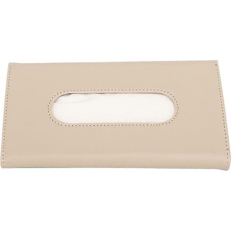 Boîte à mouchoirs de voiture en cuir PU, étui à serviettes en papier pour pare-soleil et toit ouvrant, support, accessoires intérieurs