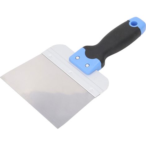 Polierte Edelstahl-Schaberklinge für Autoreparaturen, mit weichem, rutschfestem Gummigriff, 150 mm (6 Zoll) (1/5)