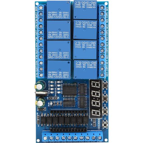 DC 12 V 8 canaux Pro Mini PLC relais bouclier Module retardateur minuterie carte de commutation pour Arduino8